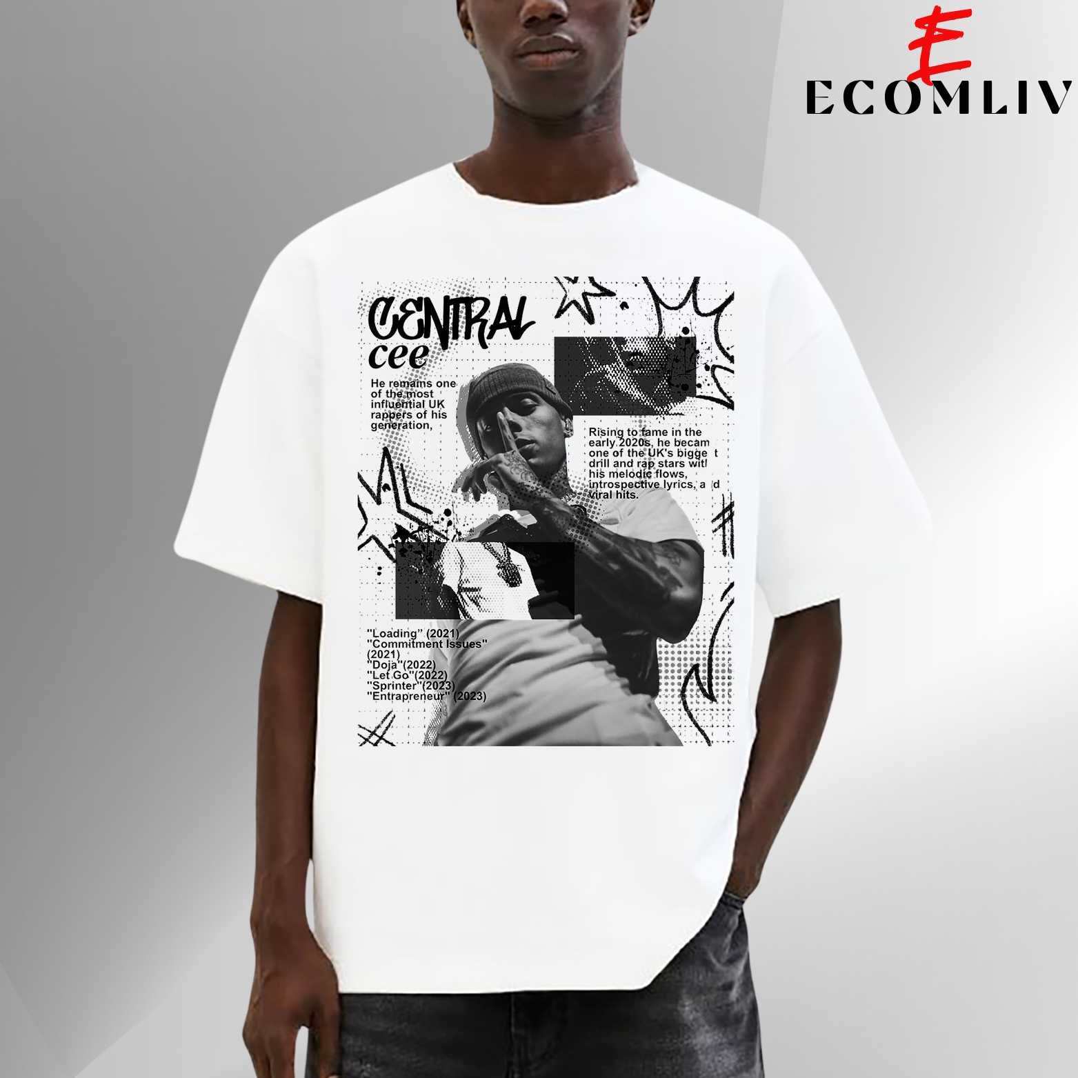 Central Cee Unisex T Shirt, Streetwear Hip Hop Shirt, Collector Gift Apparel